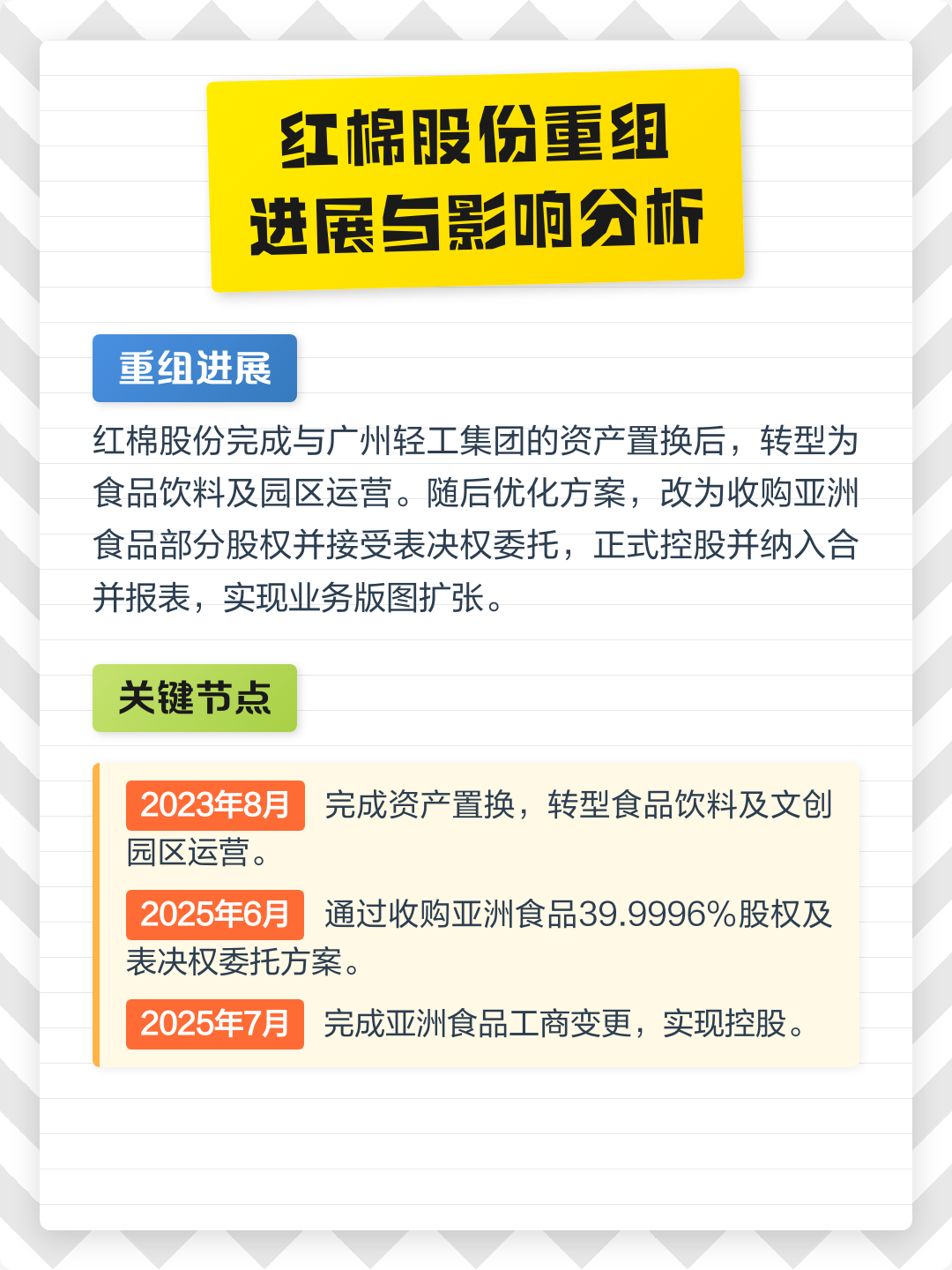 永州市食品资产重组(食品资产重组案例)